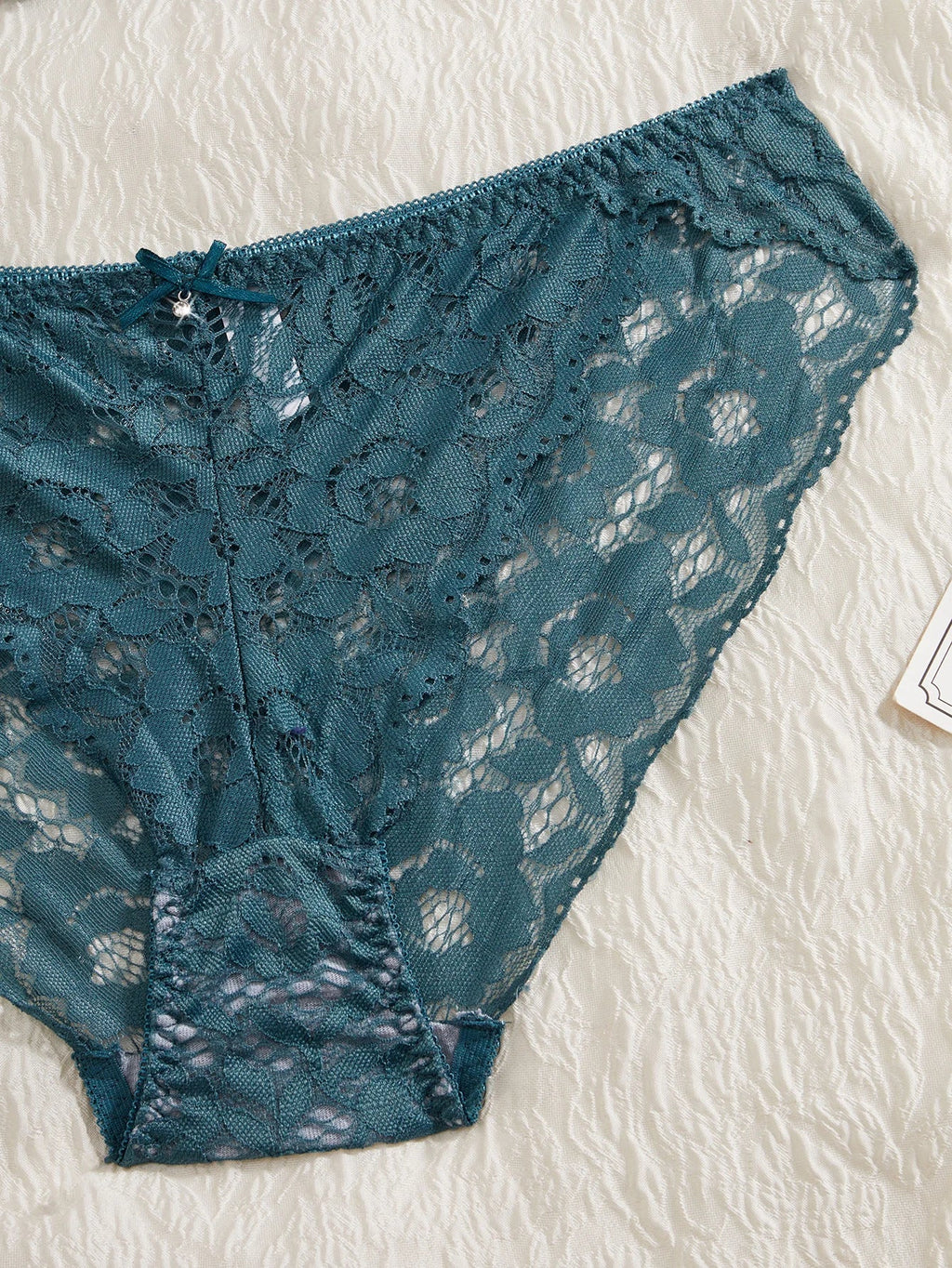 Single of Women's Underwear Set Sexy Lace Patchwork with Push Up Bra Romantic Sheer Women's Panties by Ladyez