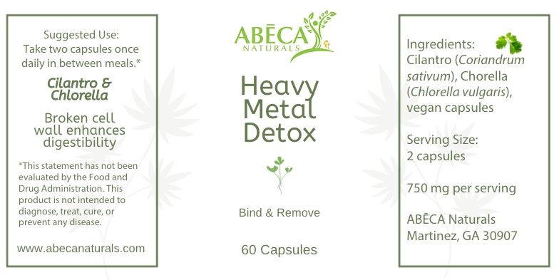 Heavy Metal Detox Support by ABĒCA Naturals
