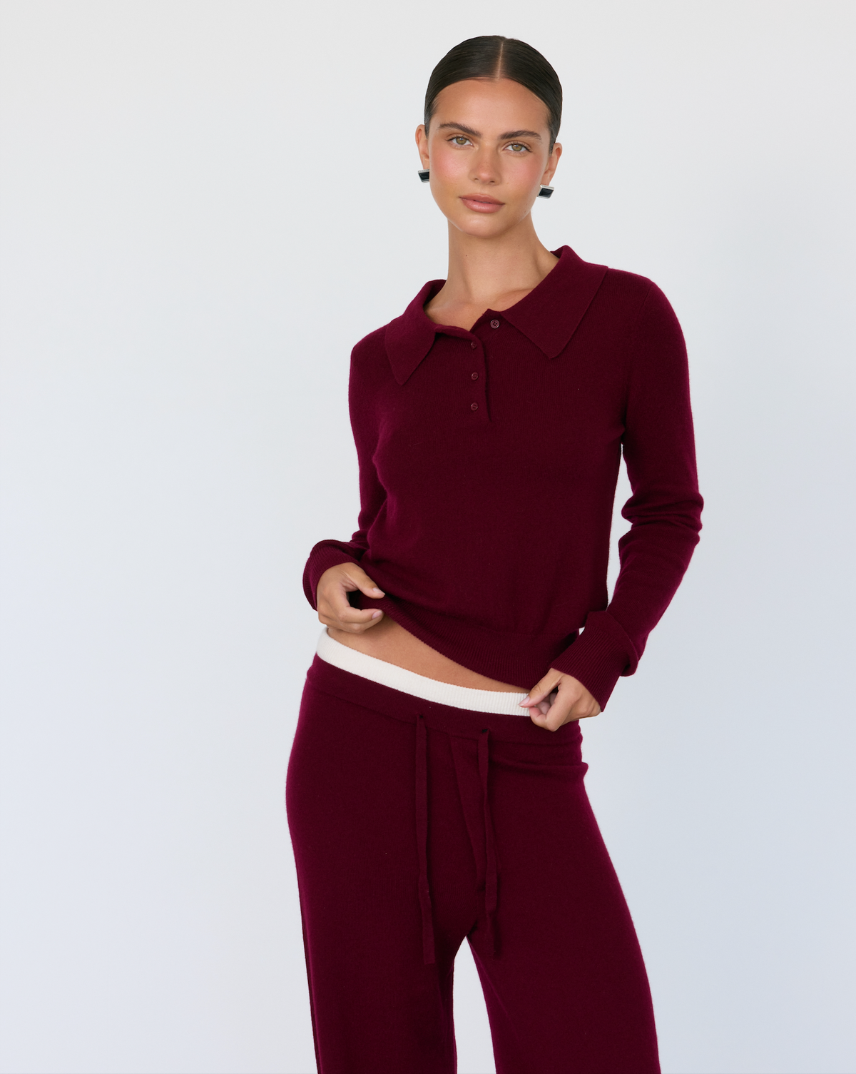 Tove Cashmere Polo by Artless Forever
