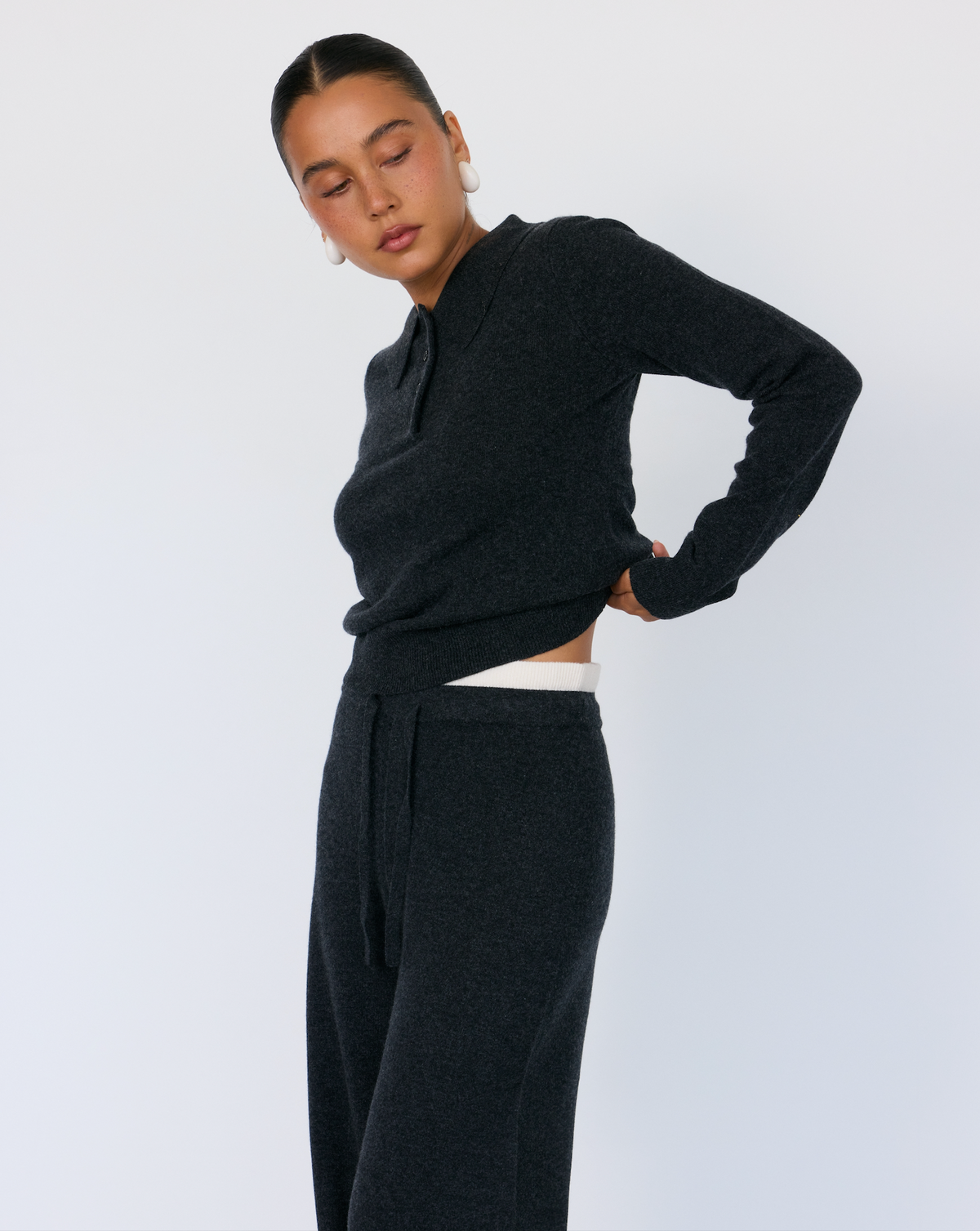 Tove Cashmere Polo by Artless Forever