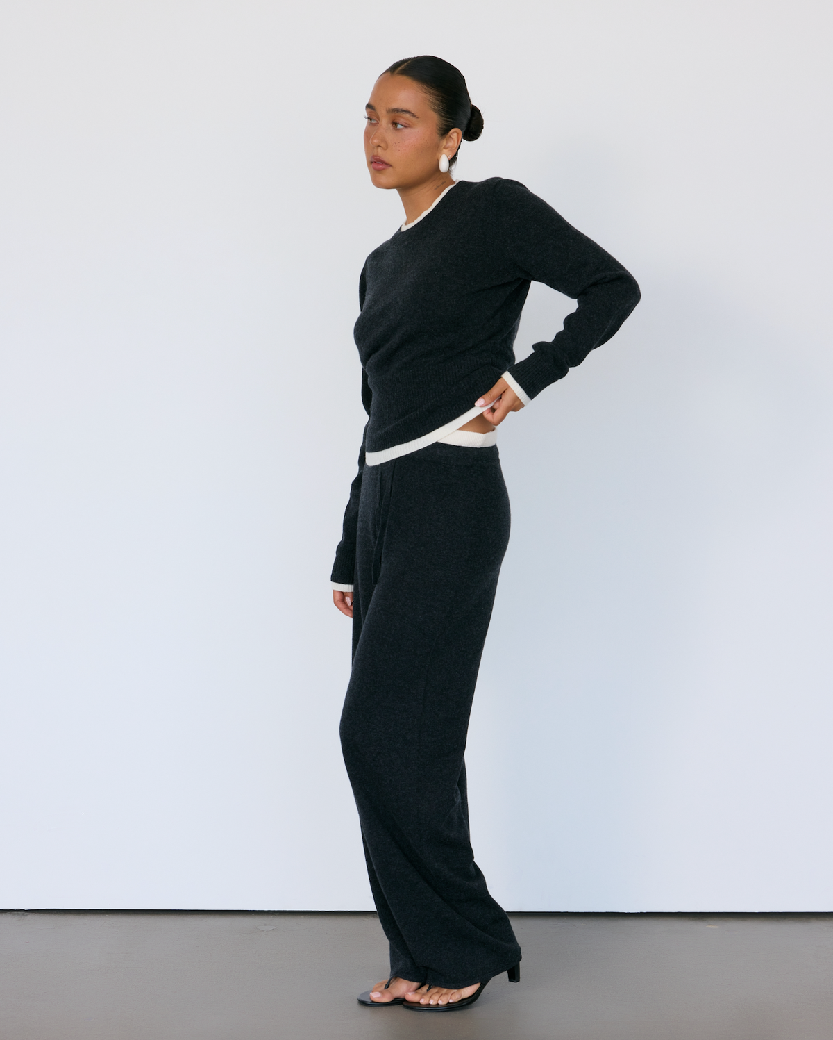 Tove Layered Cashmere Crewneck by Artless Forever