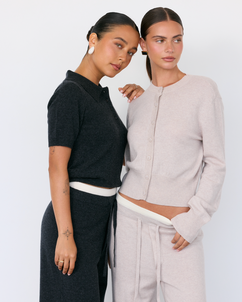 Tove Short Sleeve Cashmere Polo by Artless Forever