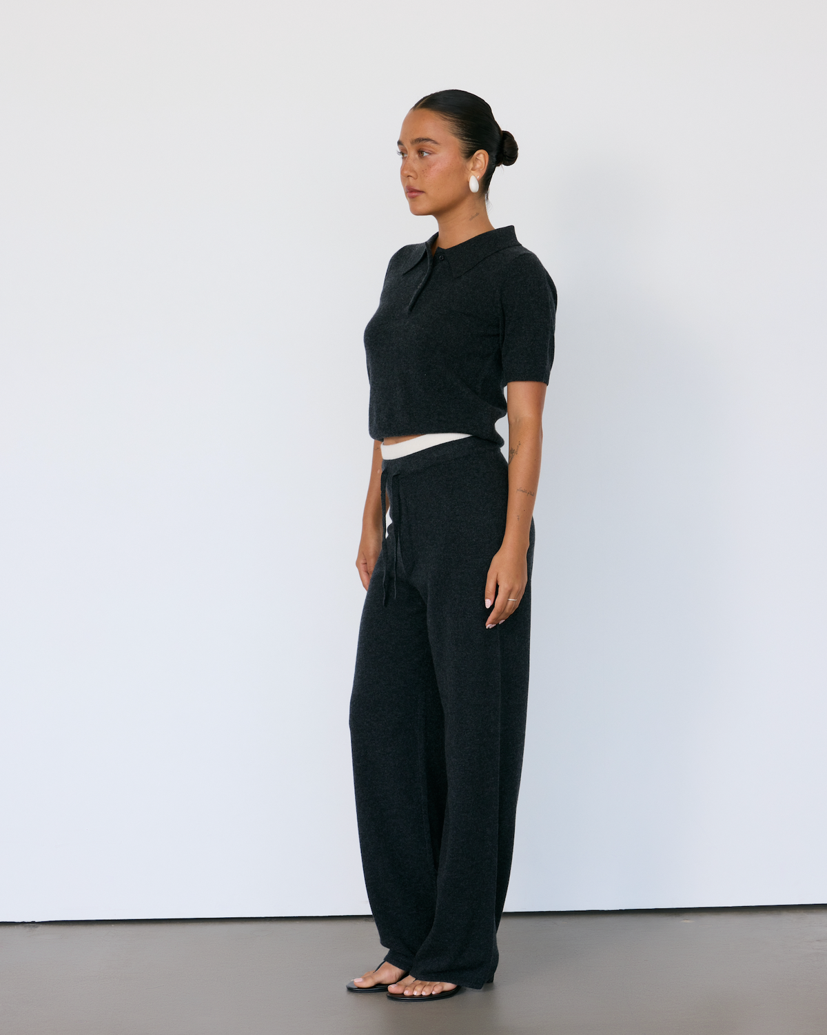 Tove Short Sleeve Cashmere Polo by Artless Forever