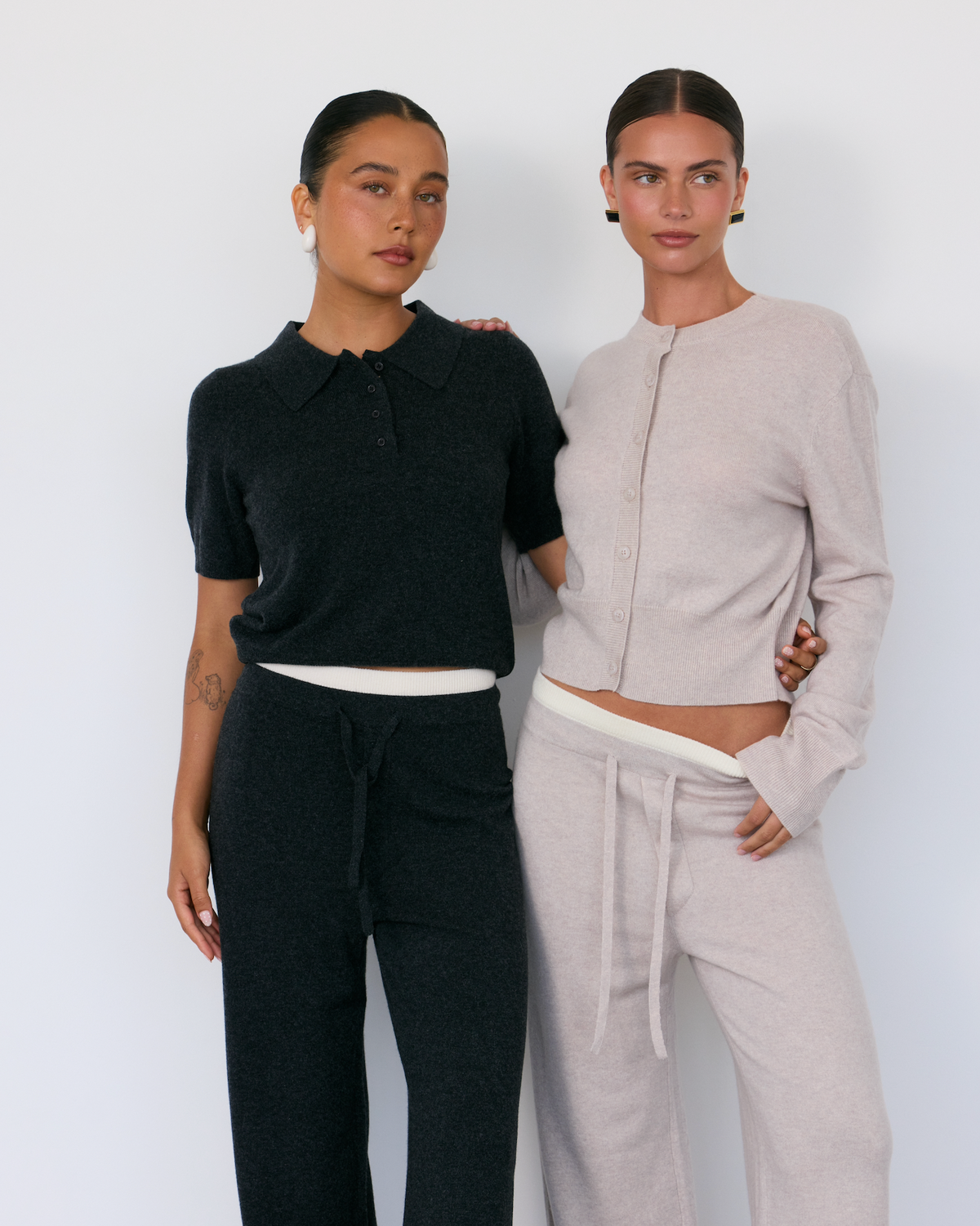 Tove Short Sleeve Cashmere Polo by Artless Forever