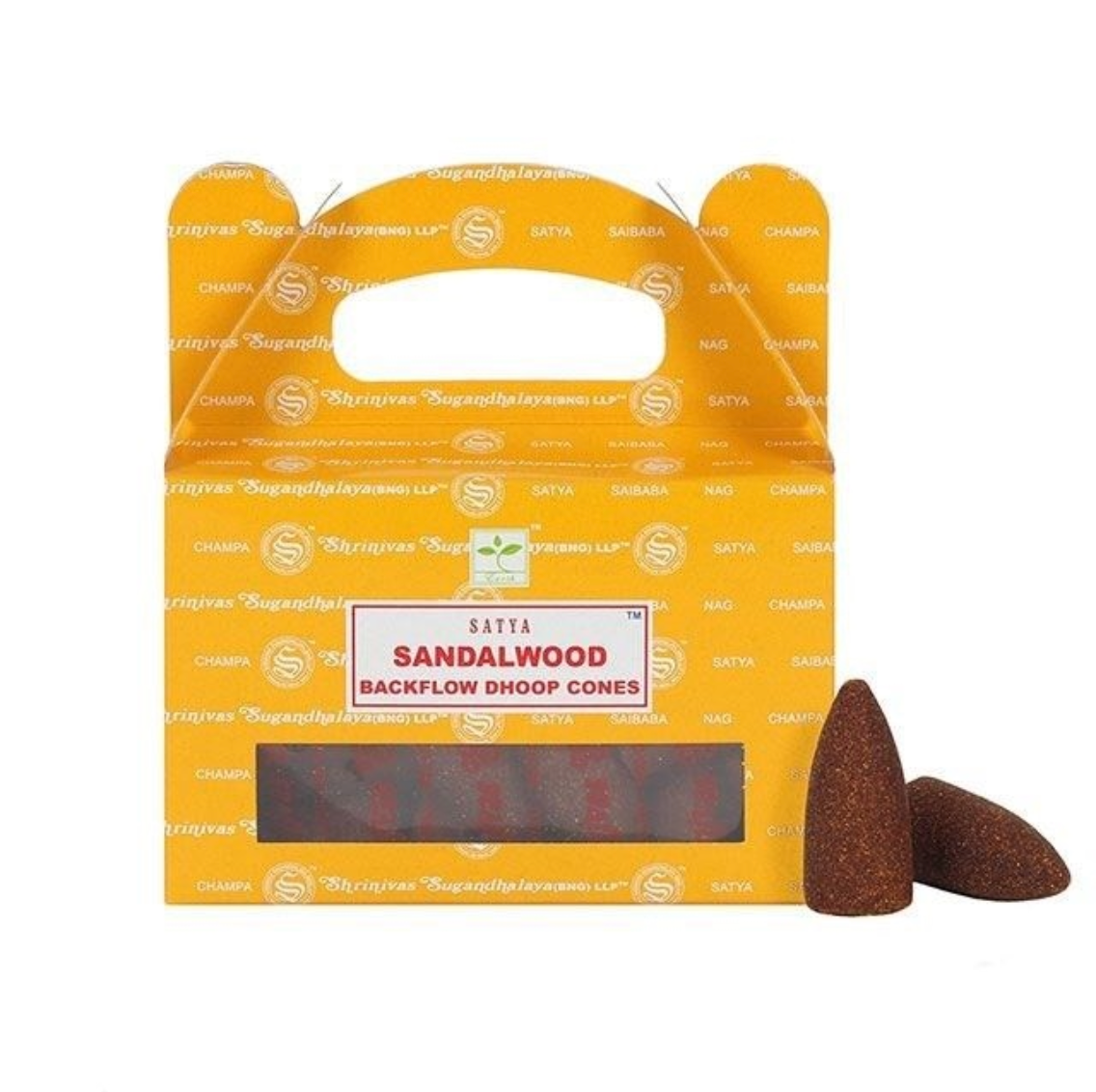 Backflow Incense Cones - Satya by Sacred Crystals