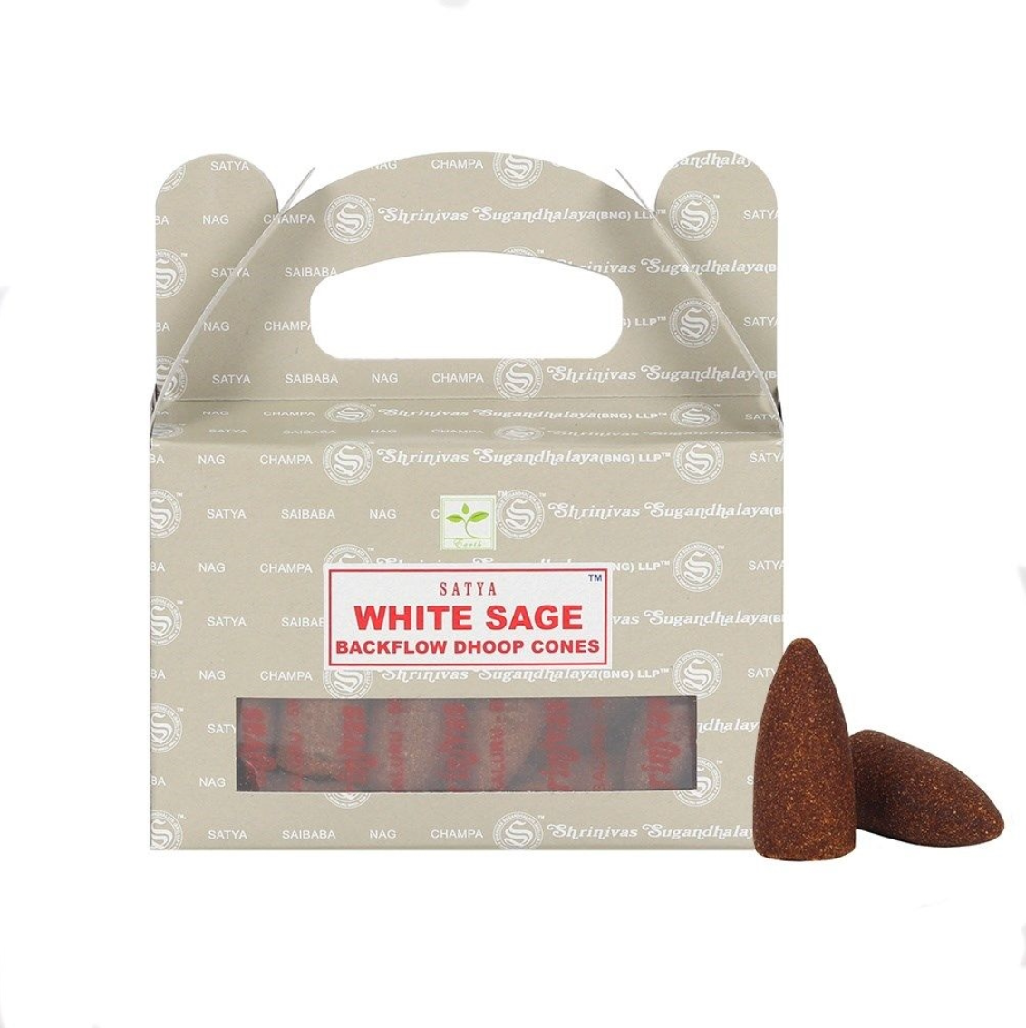 Backflow Incense Cones - Satya by Sacred Crystals