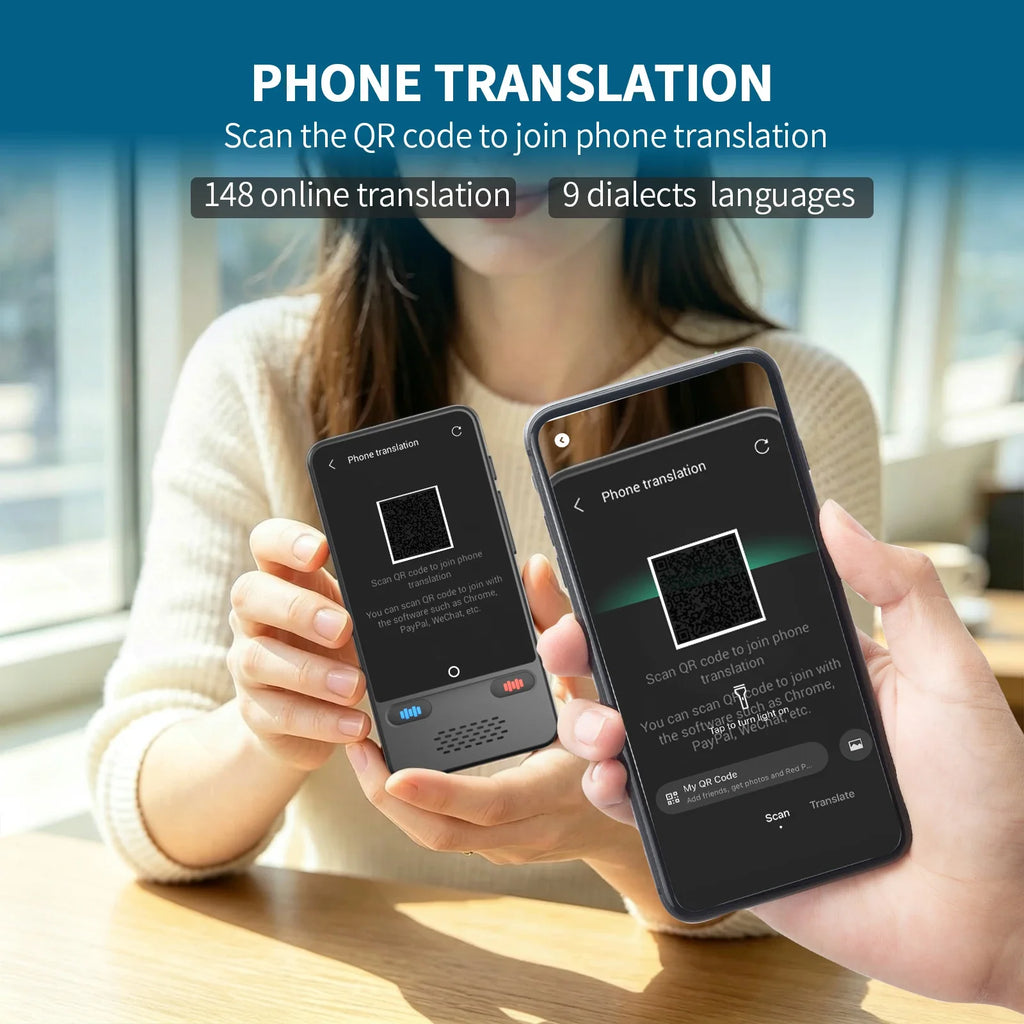 Language Translator Device AI Translation Support ChatGPT 138 Languages Translation Two Way Real Time Voice Translation by FLIPSTYLEZLLC
