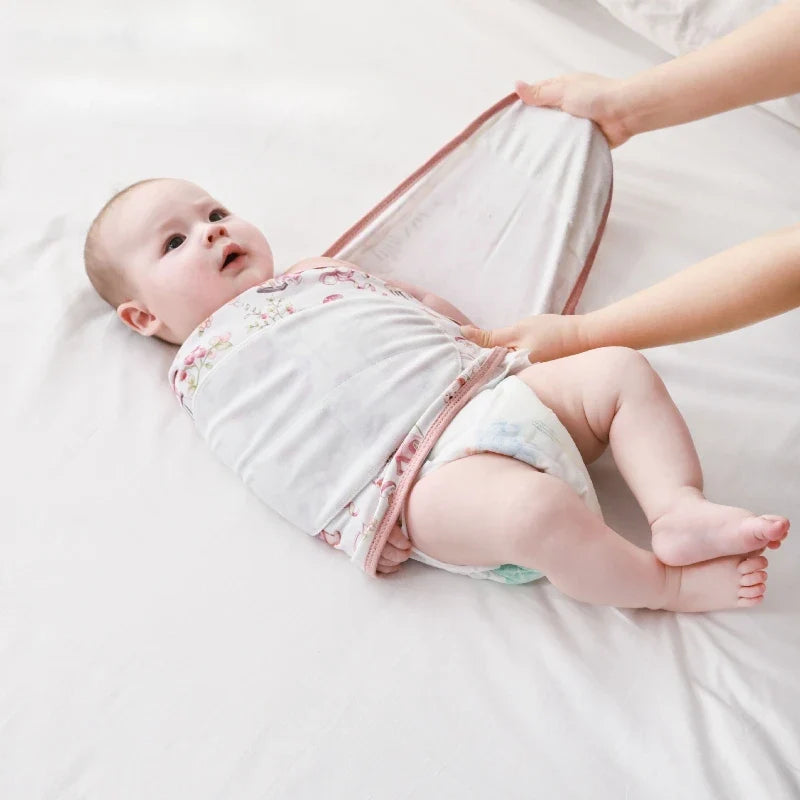 Cotton Baby Swaddle Anti-shock Sleeping Blanket Summer Thin Swaddling Wrap for Newborn Baby Sleeping Bag Bedding Items by FLIPSTYLEZLLC