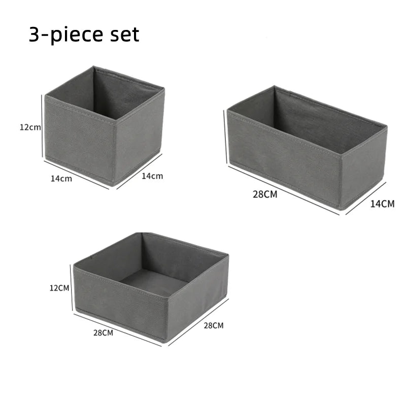 Foldable Drawer Organizers Underwear Storage Box Home Bra Socks Leggings Belts Ties Storage Organizers Box Closet Organization by FLIPSTYLEZLLC