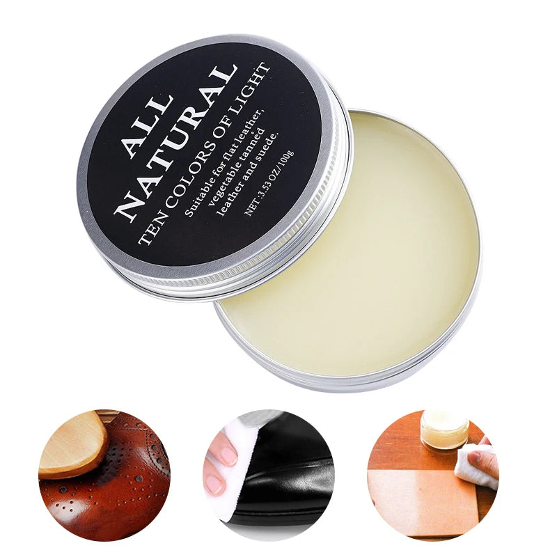 30ml/100ml Mink Oil Cream For Leather Shoes Bags Leather Care Cream by AliExpress