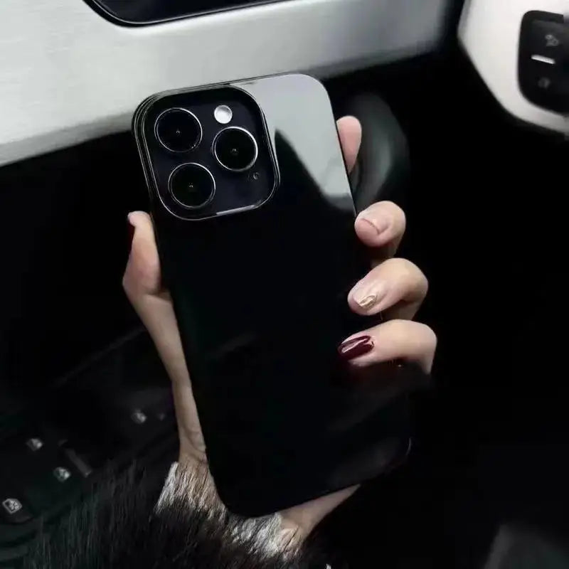 Black Blue Rotating Thread Art Niche Creative Cute Phone Case For iPhone 17 16 15 14 13 12 11 Pro XS Max XR 7 8 Plus MINI Cover by FLIPSTYLEZLLC