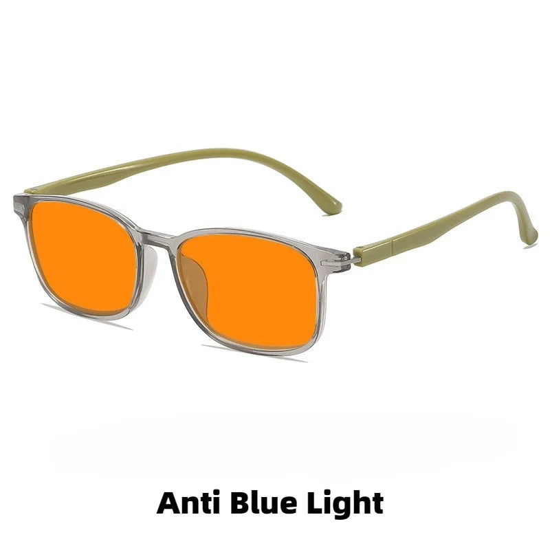 Fashionable Color Blocking Night Vision Blue Light Blocking Glasses Orange or Red Lenses for Computer Gaming Protective Eyewear by FLIPSTYLEZLLC