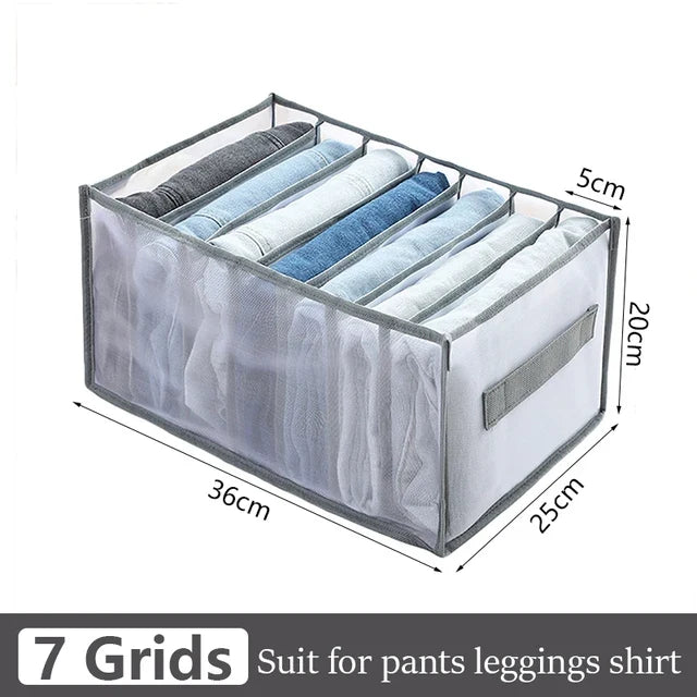 Jeans Organization Storage Box Closet Organizer Clothing Organization System Drawer Organizers Cabinet Pants Storage Organizer by FLIPSTYLEZLLC