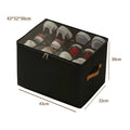 Shoe Organizer for Closet Foldable Shoe Storage Containers with Clear Cover Fits up to 16-32 Pairs with Adjustabele Dividers by FLIPSTYLEZLLC