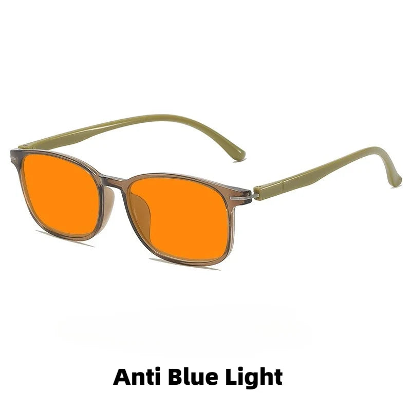 Fashionable Color Blocking Night Vision Blue Light Blocking Glasses Orange or Red Lenses for Computer Gaming Protective Eyewear by FLIPSTYLEZLLC