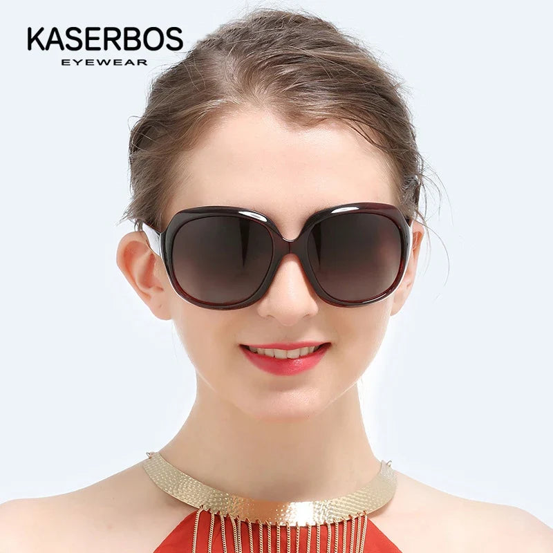 Polarized Women Sunglasses Oversized Anti Reflective UV400 Fashionable Simple Sports Style Drive by FLIPSTYLEZLLC