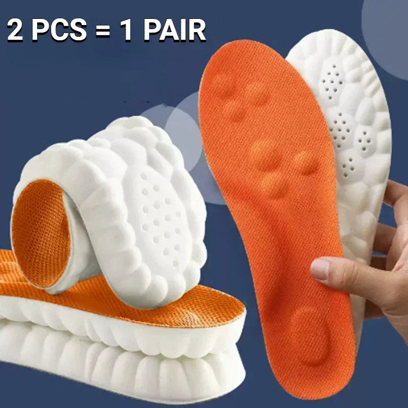 1 Pair Breathable Shock-Absorbing Insoles Men's Outdoor Sport Insoles by FLIPSTYLEZLLC
