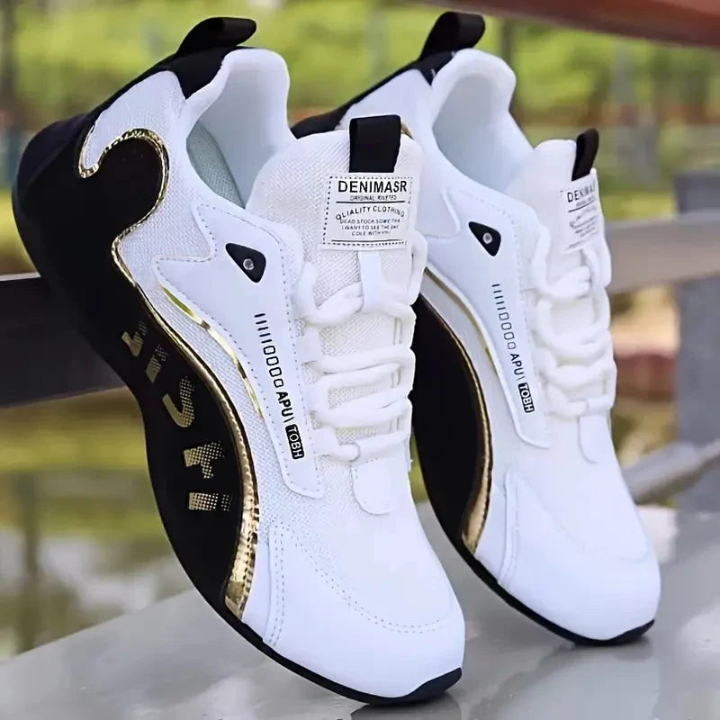 [Breathable | Lightweight] Breathable | Lightweight 1 Pair Men's Training Shoes with Height Increase | Lace-up, Comfortable, for by FLIPSTYLEZLLC