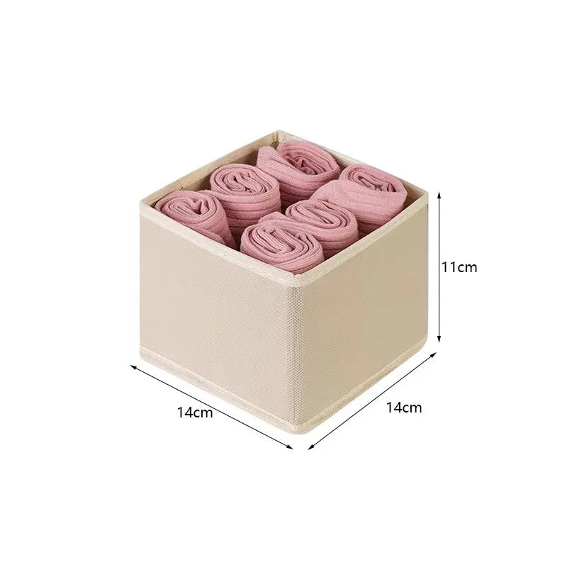 Foldable Drawer Organizers Underwear Storage Box Home Bra Socks Leggings Belts Ties Storage Organizers Box Closet Organization by FLIPSTYLEZLLC