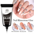 BORN PRETTY 30ml Rhinestones Glue Nail Gel Polish For Manicure Transparent Nail Art Sticky Gel Strong Jewelry Decorations by AliExpress
