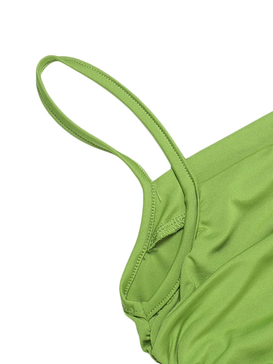 Summer Beach Casual Sexy Hollow Backless Tie Up Slip Dress by nowadaysfashion