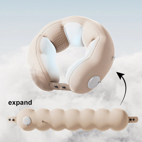1 Pc of Compression Inflatable Neck Pillow, Portable Adjustable by FLIPSTYLEZLLC