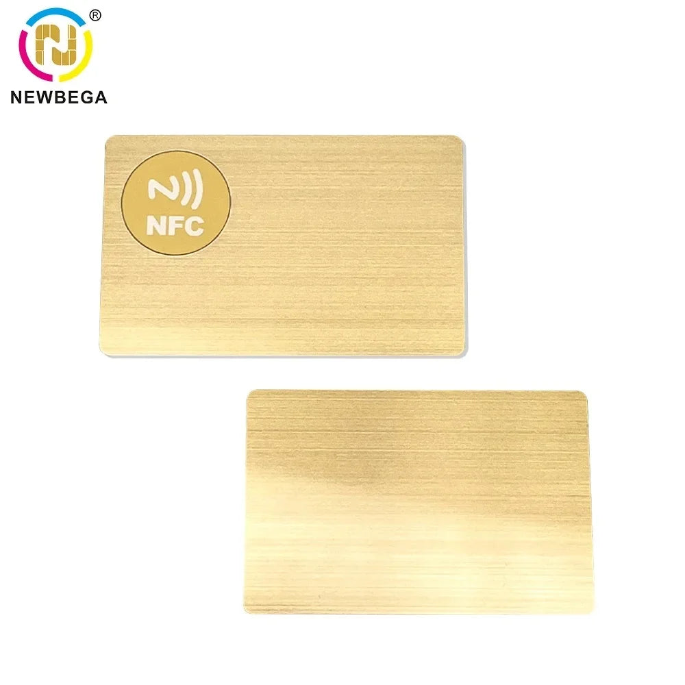 NFC Metal Card,NFC 216 Smart Business Social Digital Card,13.56MHZ,1PCS by FLIPSTYLEZLLC