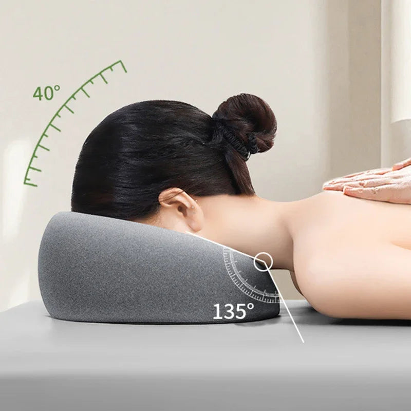 Face Down Pillow Prone Pillow for Prone Face Down Resting Comfort Memory Foam Ergonomics Home Massage Headrest for Beauty Salon by FLIPSTYLEZLLC