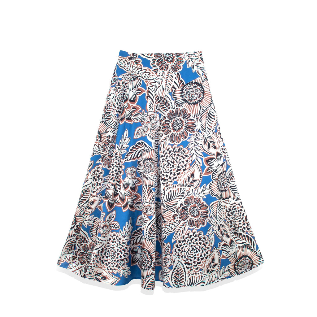 FLORAL PRINTED SLIP SKIRT by profile-nyc