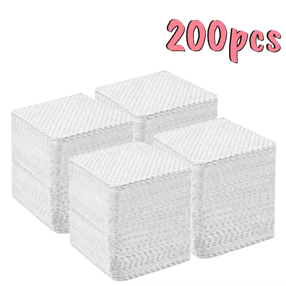 20/600pcs Lint-Free Nail Wipes Gel Cleansing Tissues Aluminum-Free Nail Polish Remover Pads for NaiArt Beauty Cleaning Care Tool by AliExpress