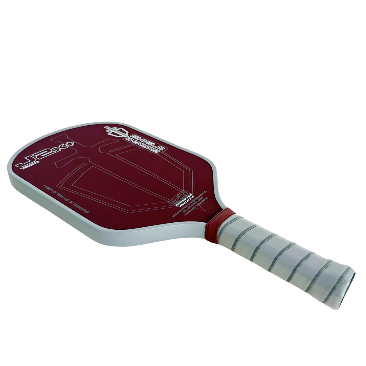 SWORD&SHIELD J2K+ Aramid Fiber Pickleball Paddle, Polymer Honeycomb Core, Large Sweet Spot, Thickness 16MM, Textured Surface by FLIPSTYLEZLLC