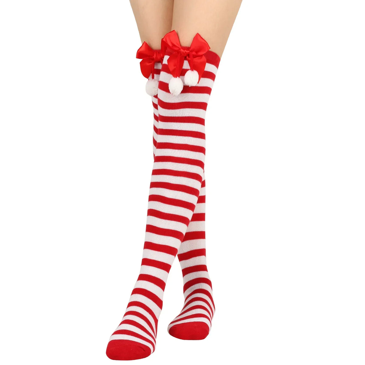 Knee High Christmas Stockings by Kore Kawaii