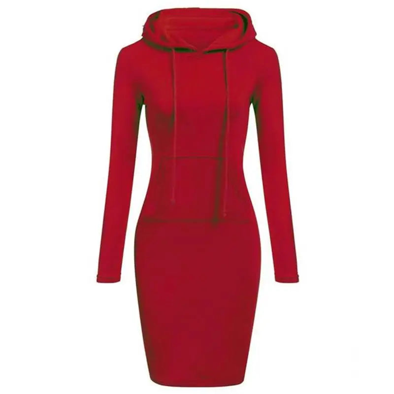 Ladies Dress Autumn Women Hooded Dresses Hoodies Women Sweatshirts Women Hoodies Dress Tops Ladies Clothing by Urban Fashion Icon