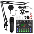 Home Recording Studio Kit - Professional Podcast & Music Mixing Equipment with Condenser Microphone Set for Singers Actors YouTubers by FLIPSTYLEZLLC