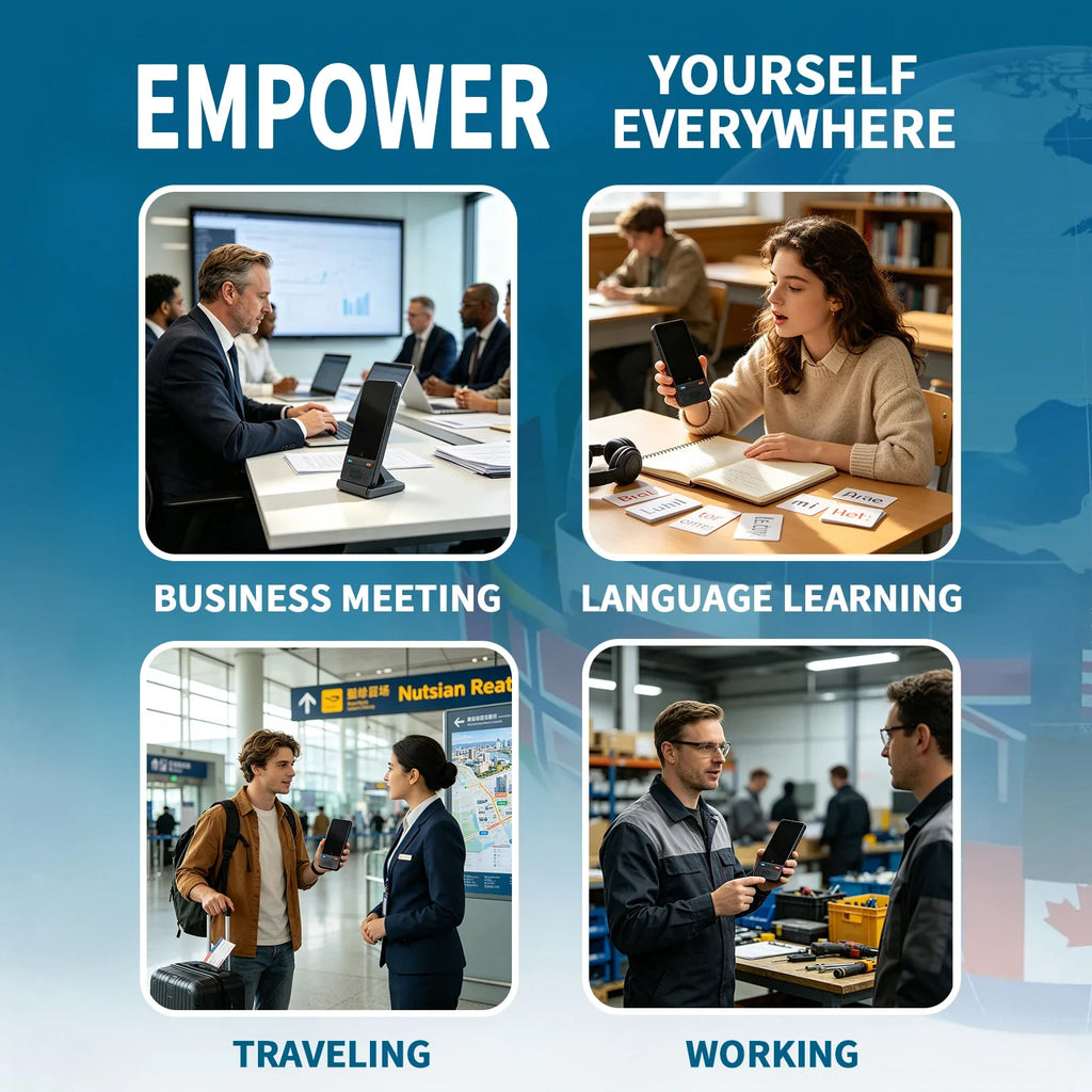 Language Translator Device AI Translation Support ChatGPT 138 Languages Translation Two Way Real Time Voice Translation by FLIPSTYLEZLLC