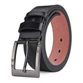 Genuine Leather For Men's High Quality Buckle Jeans Cowskin Casual by AliExpress