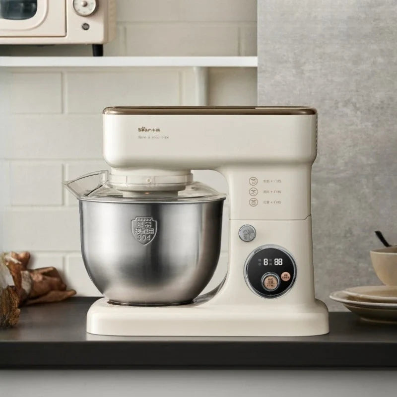 Bear Stand Mixer Small Household Dough Maker Kneading Machine Multifunctional Automatic All-in-One for Mixing & Whisking by FLIPSTYLEZLLC