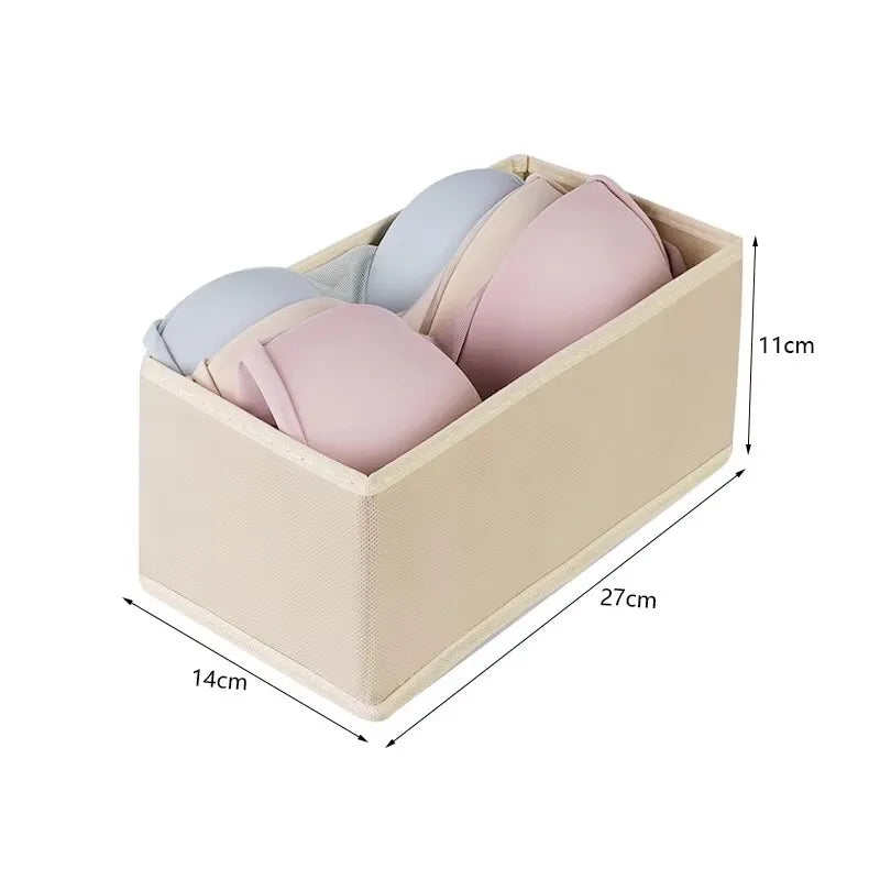 Foldable Drawer Organizers Underwear Storage Box Home Bra Socks Leggings Belts Ties Storage Organizers Box Closet Organization by FLIPSTYLEZLLC