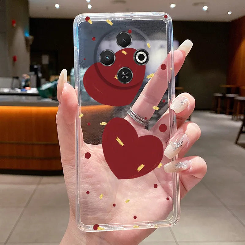 For Tecno Spark 30C Case kl5 kl5n Aesthetic Butterfly Flower Clear Soft Silicone Back Cover Techno Spark 30C Phone Case k15 k15n by FLIPSTYLEZLLC