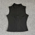 Women's Slim Fit Sport Sleeveless Top Quick Dry Elastic Stand Collar by AliExpress