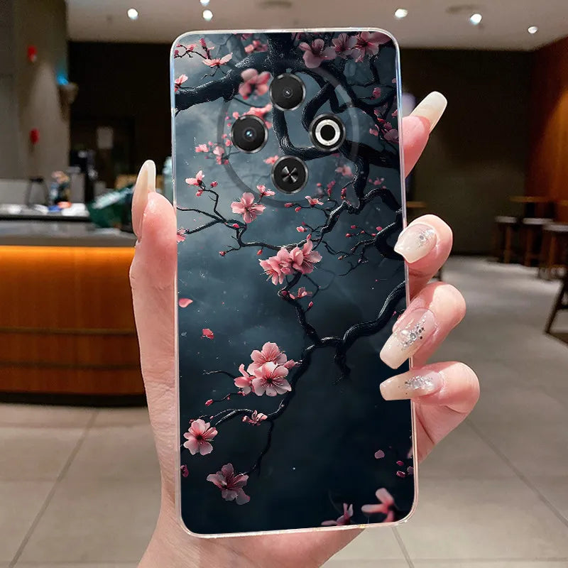 For Tecno Spark 30C Case kl5 kl5n Aesthetic Butterfly Flower Clear Soft Silicone Back Cover Techno Spark 30C Phone Case k15 k15n by FLIPSTYLEZLLC