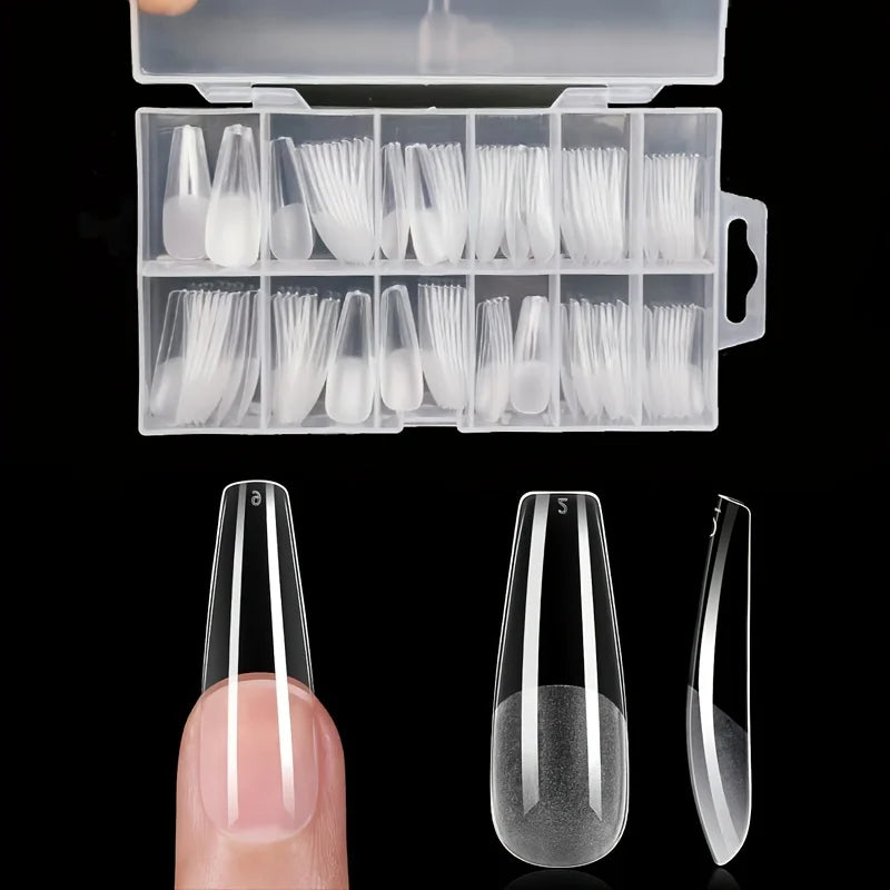120Pcs Full Cover Press On Nail Tips Stiletto Almond Square Coffin French False Fake Soak Off Gel Nail Extension Tips Capsule by AliExpress