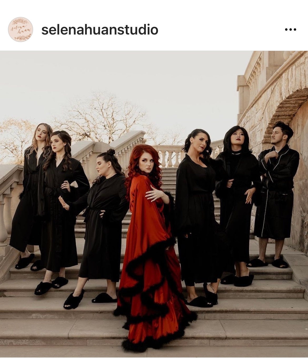 Luxury Satin Feather Bridal Robe | Victorian Style Wedding & Photoshoot Robe by SelenaHuanStudio