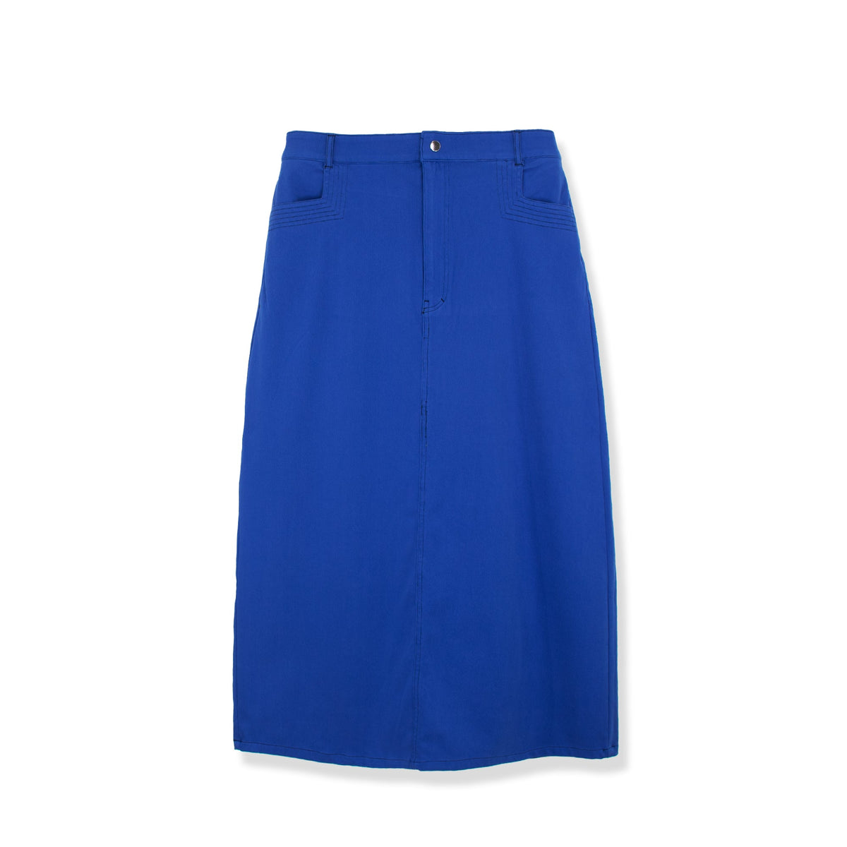 STRETCH COLORED DENIM SKIRT by profile-nyc