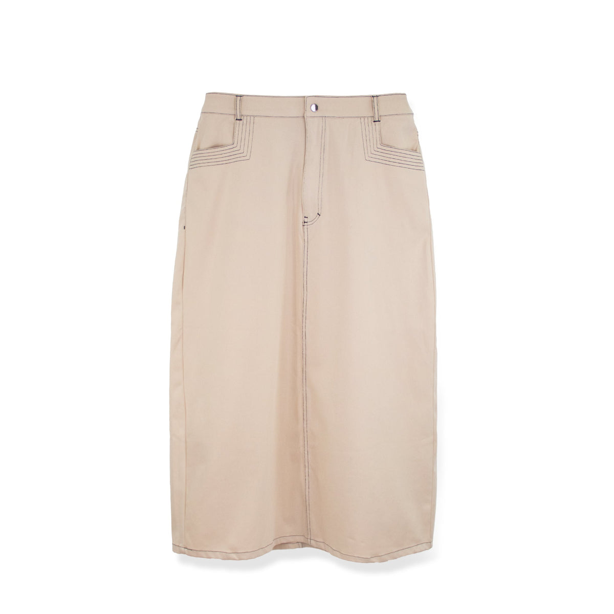 STRETCH COLORED DENIM SKIRT by profile-nyc