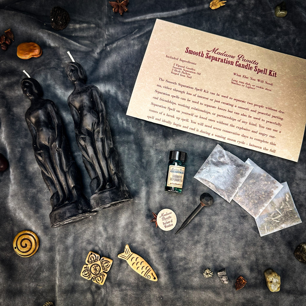 Smooth Separation Candle Spell Kit - Human/Human | Peaceful Parting by Parlour of Wonders