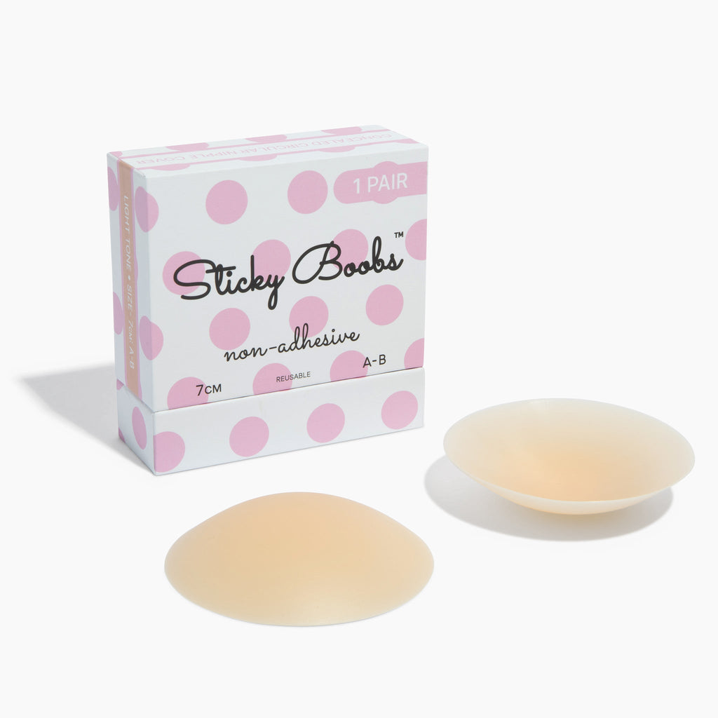 Non-Adhesive Nipple Covers are perfect for fitted clothing by Sticky Boobs