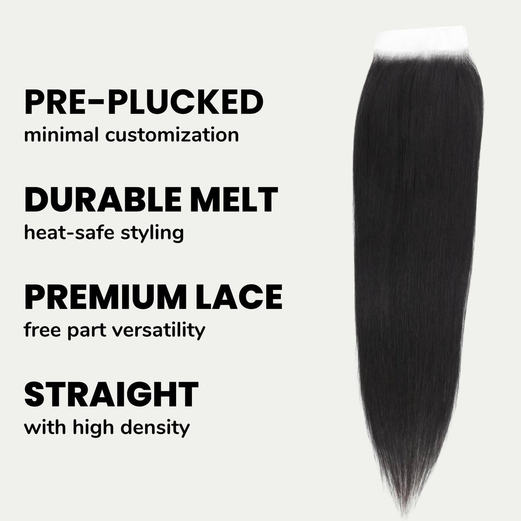 Straight 5x5 HD Lace Human Hair Closure by Private Label