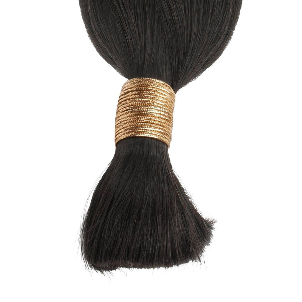 Straight Bulk 100% Human Braiding Hair by Private Label