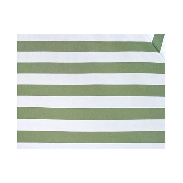 Striped Outdoor Umbrella For Garden Patio Green And White Stripe by Amethyst Hera